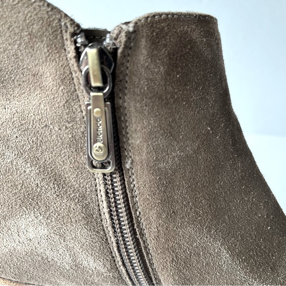 Blondo Waterproof Taupe Suede Double Zip Ankle Boots Size 7.5 - Picture 10 of 14